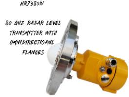 HR7380W 80 GHz Radar Level Transmitter with Omnidirectioanl Flanges