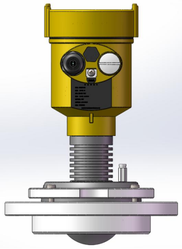 80 GHz Radar Level Transmitter with Omnidirectioanl Flanges.jpg