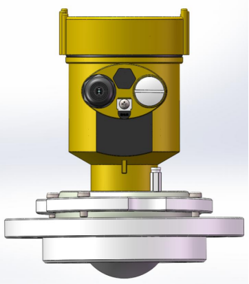 80 GHz Radar Level Transmitter with Omnidirectioanl Flanges.jpg