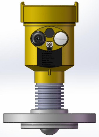 80 GHz Radar Level Transmitter with Corrosion-resistant Flanges.jpg