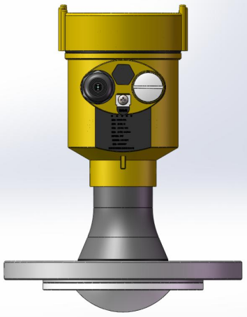 80 GHz Radar Level Transmitter with Corrosion-resistant Flanges.jpg