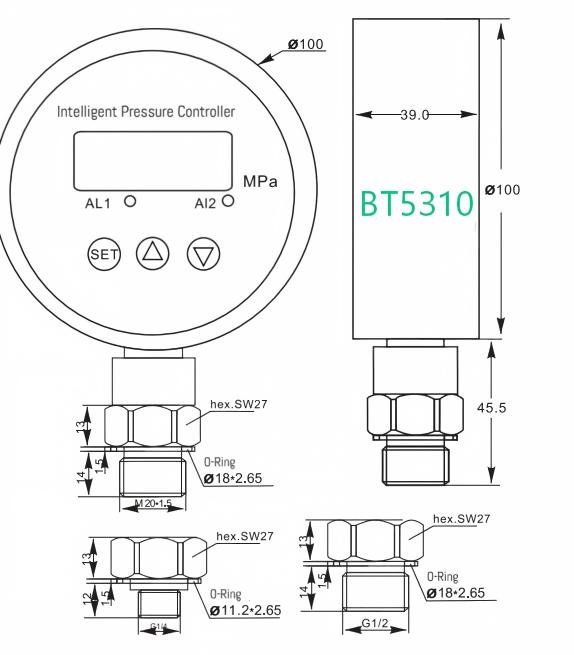 BT5310 Intelligent Pressure Controller PARAMETER