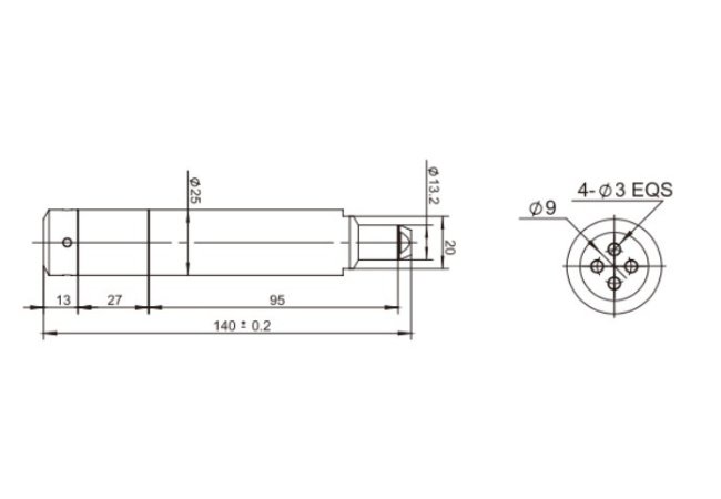 Dimensions of BT8008
