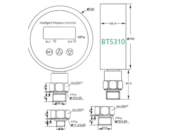 BT5311 Intelligent Digital Pressure Controller