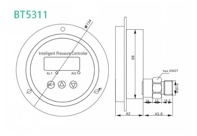 BT5311 Intelligent Digital Pressure Controller