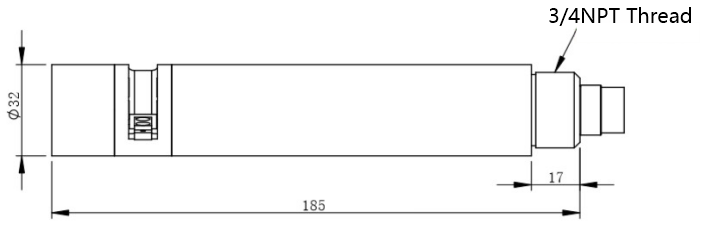 DIAMETER OF BT308 COD Sensor
